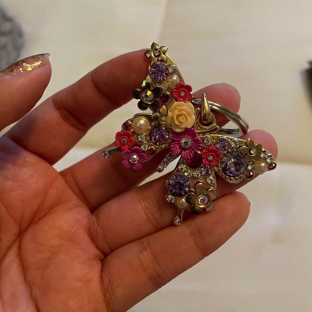 Butterfly key ring - Picture 2 of 3